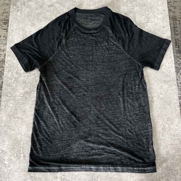 Helix Charcoal Raglan Sleeve Tee - Picture 1 of 4